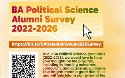 Calling all UP Cebu BA Political Science graduates (2022–2026)!